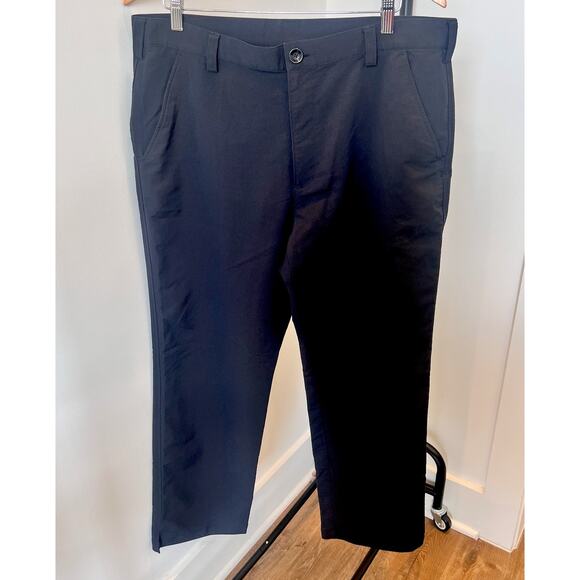 Under Armour UA 2.0 Golf Performance Pants Mens‎ Size 36x30 Black - Picture 1 of 7